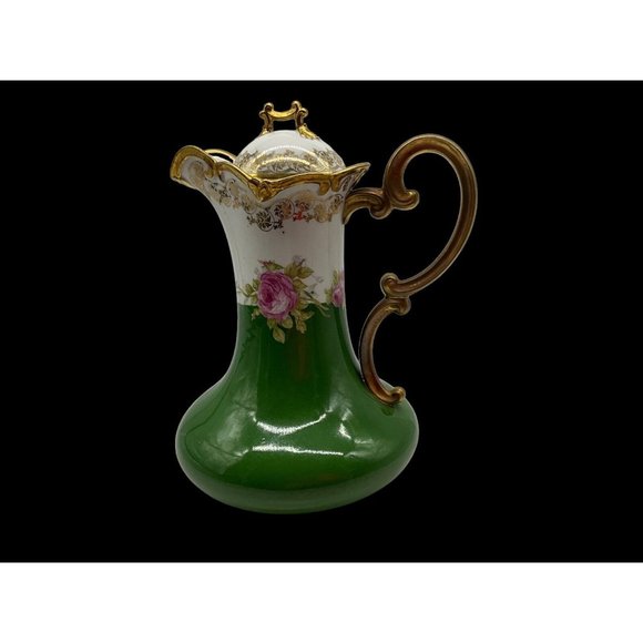 Imperial Crown China Chocolate Pot, Hand Painted, Vienna Austria - Picture 2 of 16